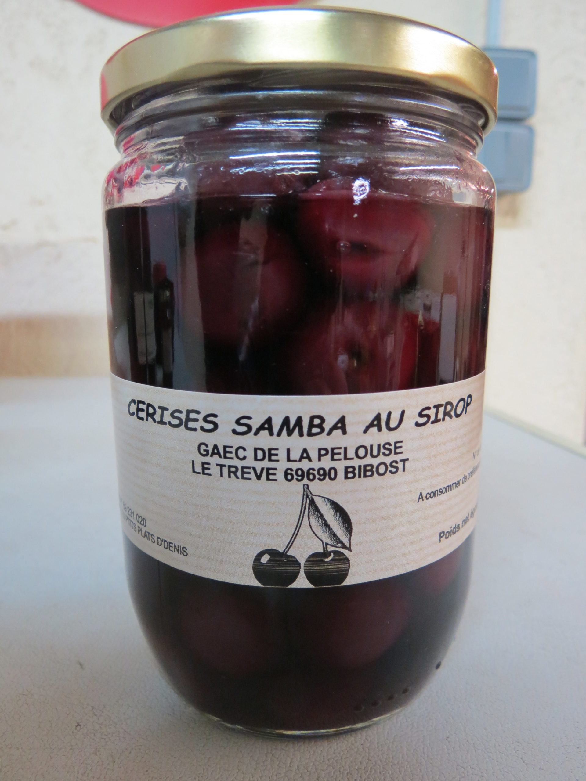 Cerises au sirop