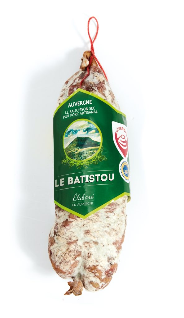 Saucisson sec IGP Auvergne détouré