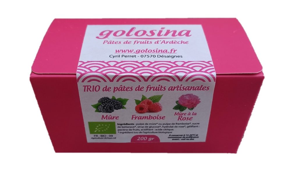 Trio framboise