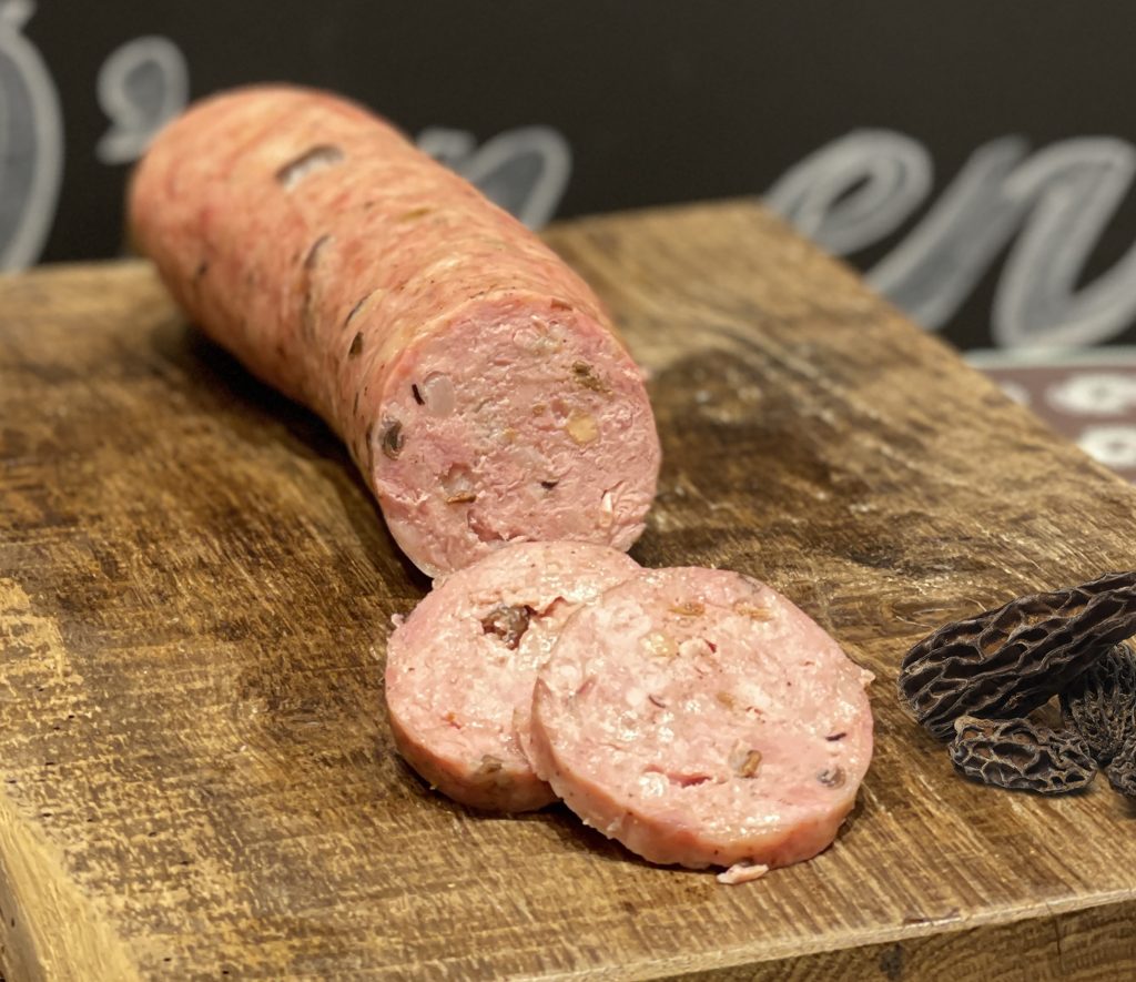 Saucisson à cuire morilles – Duculty